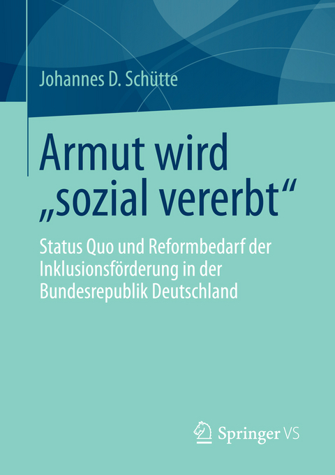 Armut wird &bdquo;sozial vererbt&ldquo; - Johannes D. Sch&uuml;tte