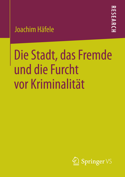 Die Stadt, das Fremde und die Furcht vor Kriminalit&auml;t - Joachim H&auml;fele