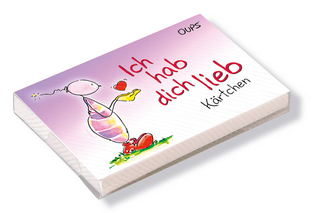 Oups Kärtchenbox - Ich hab dich lieb