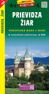 Prievidza, Žiar / Priwitz, Heiligenkreuz (Wander - Radkarte 1:50.000)