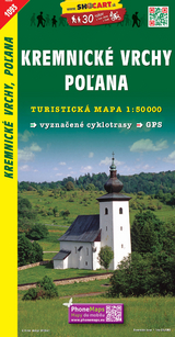 Kremnick&eacute; vrchy, Poľana / Kremnitzer Berge, Poľana (Wander - Radkarte 1:50.000)