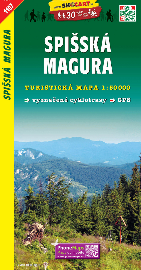 Spi&scaron;sk&aacute; Magura / Zipser Magura (Wander - Radkarte 1:50.000)