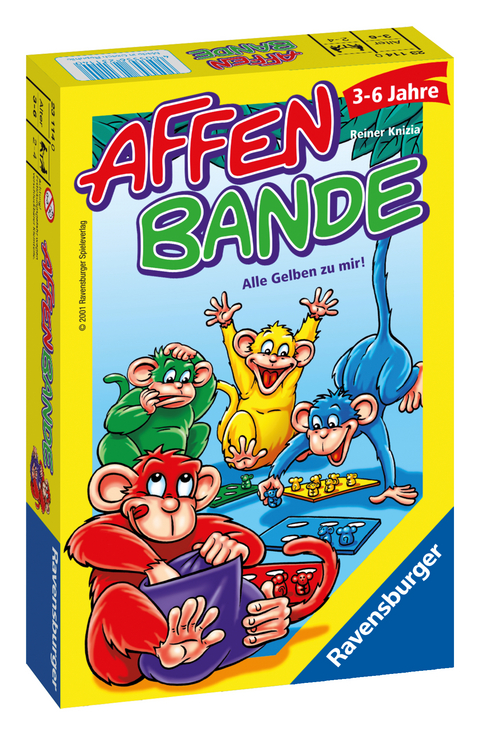 Affenbande - Reisespiel ab 3 Jahre - Reiner Knizia