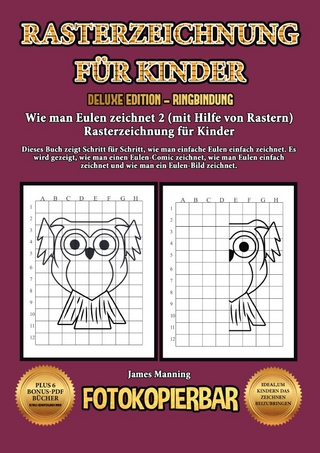 Wie man Eulen zeichnet 2 (mit Hilfe von Rastern) Rasterzeichnung für Kinder