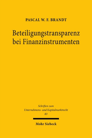 Beteiligungstransparenz bei Finanzinstrumenten