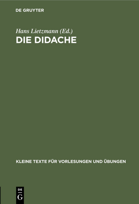 Die Didache - 