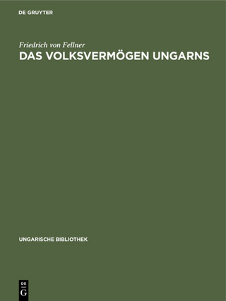 Das Volksvermögen Ungarns