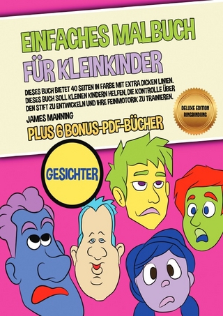 Einfaches Malbuch für Kleinkinder (Gesichter) Deluxe Edition - Ringbindung