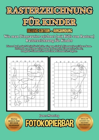 Wie man Dinosaurier zeichnet (mit Hilfe von Rastern) Rasterzeichnung für Kinder