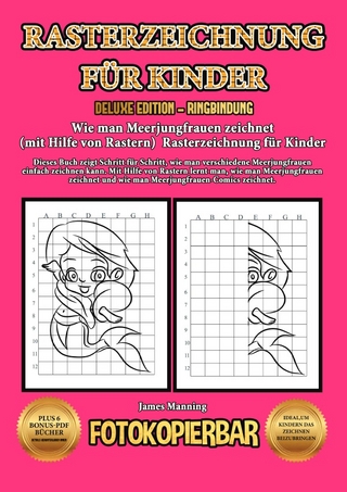 Wie man Meerjungfrauen zeichnet (mit Hilfe von Rastern) Rasterzeichnung für Kinder