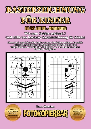 Wie man Teddys zeichnet 1 (mit Hilfe von Rastern) - Rasterzeichnung für Kinder