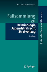 Fallsammlung zu Kriminologie, Jugendstrafrecht, Strafvollzug - Laubenthal, Klaus
