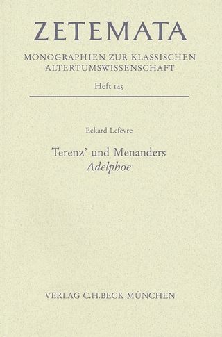 Terenz' und Menanders Adelphoe