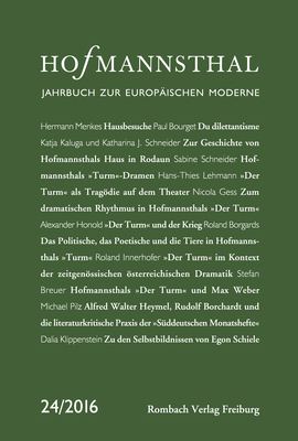 Hofmannsthal Jahrbuch zur Europäischen Moderne - 