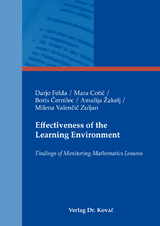 Effectiveness of the Learning Environment - Darjo Felda, Mara Cotič, Boris Černilec, Amalija Žakelj, Milena Valenčič Zuljan