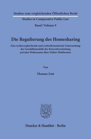 Die Regulierung des Homesharing.