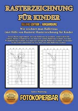 Wie zeichnet man Ballerinas (mit Hilfe von Rastern) Rasterzeichnung für Kinder