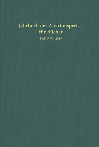 Jahrbuch der Auktionspreise für Bücher, Handschriften und Autographen