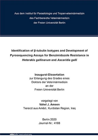 Identification of β-tubulin Isotypes and Development of Pyrosequencing Assays for Benzimidazole Resistance in Heterakis gallinarum and Ascaridia galli