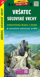 Vr&scaron;atec, S&uacute;lovsk&eacute; vrchy (Wander - Radkarte 1:50.000)