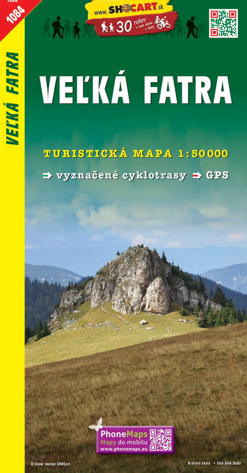 Veľk&aacute; Fatra / Gro&szlig;e Fatra (Wander - Radkarte 1:50.000)