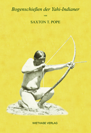 Bogenschießen der Yahi-Indianer