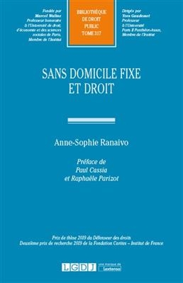 Sans domicile fixe et droit - Anne-Sophie (1988-....) Ranaivo