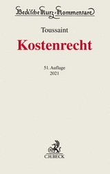 Kostenrecht - Toussaint, Guido; Baumbach, Adolf