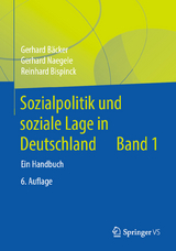 Sozialpolitik und soziale Lage in Deutschland - Bäcker, Gerhard; Naegele, Gerhard; Bispinck, Reinhard