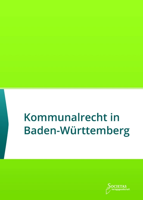 Kommunalrecht in Baden-W&uuml;rttemberg - 
