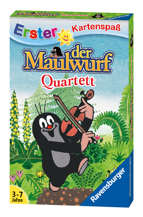 Der Maulwurf: Quartett - Kartenspiel ab 3 Jahre