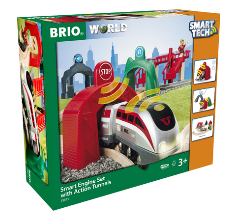 Gro&szlig;es Smart Tech Reisezug Set mit Action Tunnels