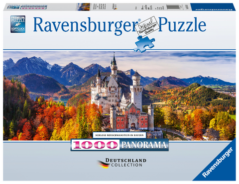 Schloss Neuschwanstein in Bayern (Puzzle)
