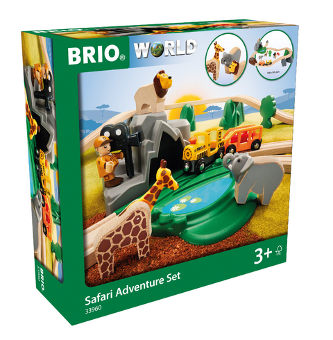 BRIO World - Gro&szlig;es Bahn Safari Set
