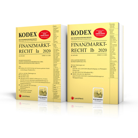 KODEX Finanzmarktrecht Band Ia + Ib 2020 - 