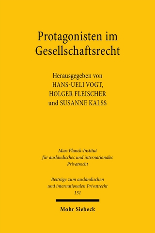 Protagonisten im Gesellschaftsrecht