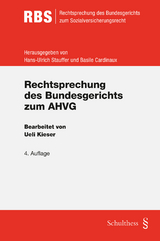 Rechtsprechung des Bundesgerichts zum AHVG - Ueli Kieser