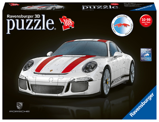 Ravensburger 3D Puzzle Porsche 911R 12528 - Das berühmte Fahrzeug als 3D Puzzle Auto
