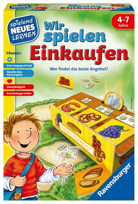 Wir spielen Einkaufen - Kinderspiel ab 4 Jahre - Marco Teubner