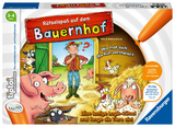 Ravensburger tiptoi Spiel 00830 R&auml;tselspa&szlig; auf dem Bauernhof - Lernspiel ab 3 Jahren, lehrreiches Logikspiel f&uuml;r Jungen und M&auml;dchen, f&uuml;r 1-4 Spieler - Inka und Markus Brand