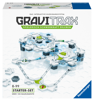 Ravensburger GraviTrax Starter-Set - Erweiterbare Kugelbahn für Kinder, Interaktive Murmelbahn, Lernspielzeug und Konstruktionsspielzeug ab 8 Jahren