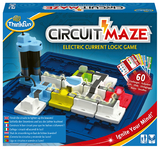 ThinkFun - 76341 - Circuit Maze -- das spannungsgeladene Logikspiel von ThinkFunk f&uuml;r Jungen und M&auml;dchen ab 8 Jahren. Stromkreis mit LED-Lichtern und Schalter.