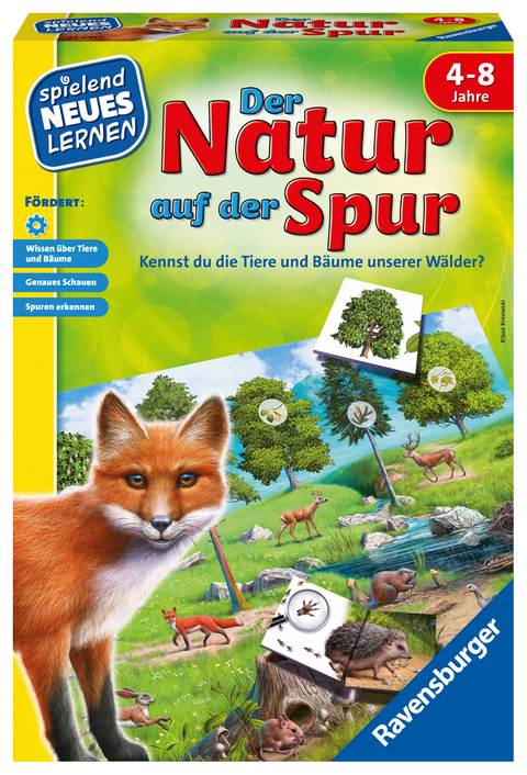 Der Natur auf der Spur - Kinderspiel ab 4 Jahre - Klaus Kreowski