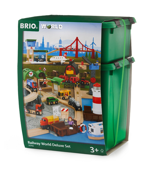 BRIO World - Gro&szlig;es Premium Set in Kunststoffboxen