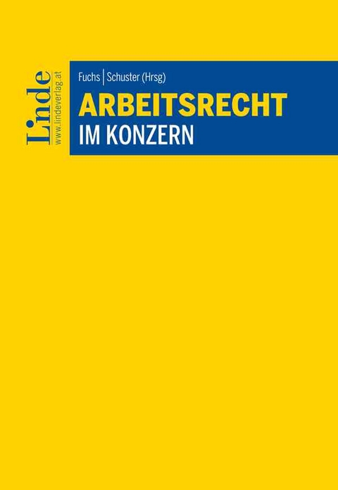 Arbeitsrecht im Konzern - Laleh Behrus-Kiennast, Teresa Bogensberger, Lukas Disar&ograve;, Christian Graf, Hubert Huber, Jakob Kisser, Nina Lambacher, Peter Lohberger, Nina Samitsch, Rudolf Schwab, Teresa Waidmann