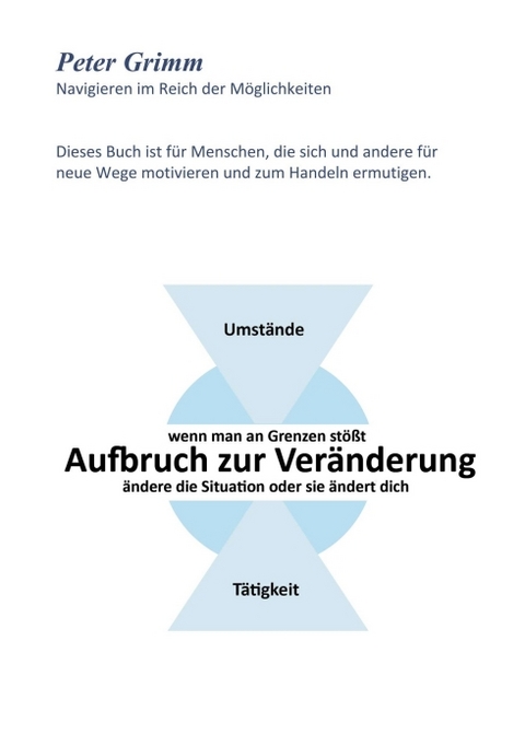 Aufbruch zur Ver&auml;nderung ...wenn man an Grenzen st&ouml;&szlig;t- &auml;ndere die Situation oder sie &auml;ndert dich... - Peter Grimm