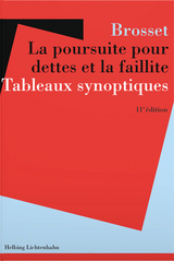 La poursuite pour dettes et la faillite - Brosset (†), Georges; Brosset, Didier; Brosset, Mathias