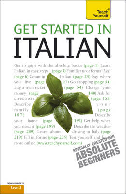 Get Started in Beginner's Italian: Teach Yourself -  Vittoria Bowles