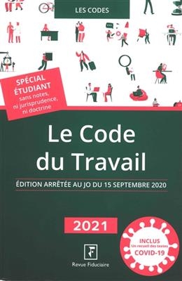 CODE DU TRAVAIL 2021