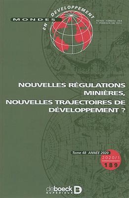 MONDES EN DEVELOPPEMENT 2020/1 - 189 - N -  Collectif
